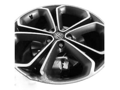 GM 20x8.5-Inch Aluminum 5-Split-Spoke Wheel in Black and Chrome 39032068