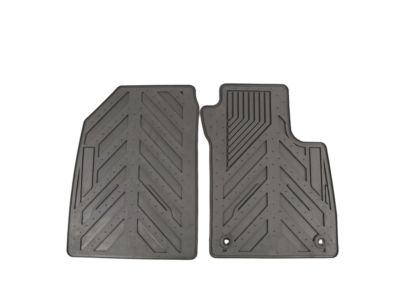 GM First- and Second-Row Premium All-Weather Floor Mats in Ebony with Encore Script 42364956