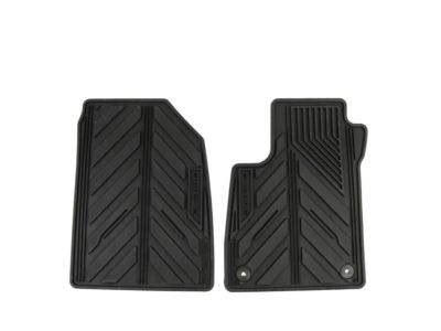 GM First- and Second-Row Premium All-Weather Floor Mats in Ebony with Encore Script 42364956