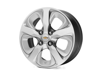 GM 15x6-Inch Aluminum 5-Spoke Wheel in Black 42386101