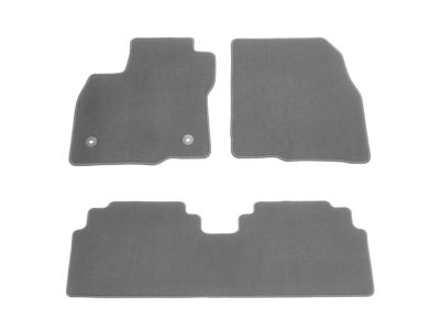 GM First- and Second-Row Carpeted Floor Mats in Light Ash Gray 42514799