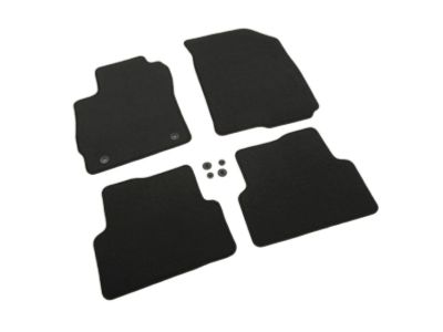 GM First- and Second-Row Carpeted Floor Mats in Jet Black with Z-Spec Logo 42556024