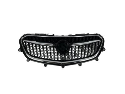 GM Grille in Black with White Frost Tricoat Surround 42582721
