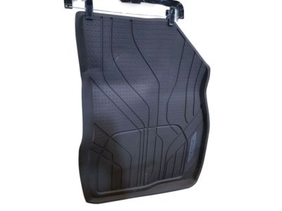 GM First- and Second-Row Premium All-Weather Floor Liners in Jet Black with Chevrolet Script for FWD Models 42669372