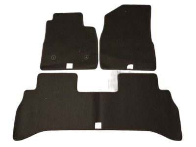 GM First- and Second-Row Carpeted Floor Mats in Jet Black for FWD Models 42697794