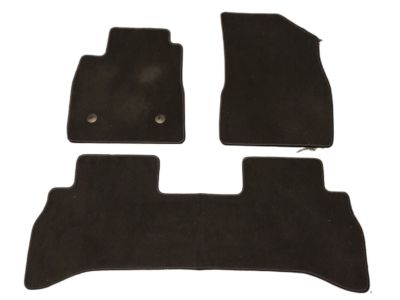 GM First- and Second-Row Carpeted Floor Mats in Jet Black for FWD Models 42697794