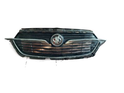 GM Grille in Summit White with Buick Logo (for Vehicles Without HD Surround Vision Camera) 42737504