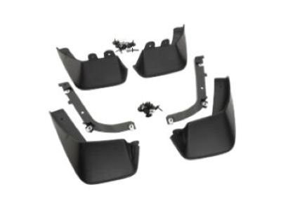 GM Front and Rear Splash Guards in Black 42766792