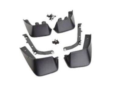 GM Front and Rear Splash Guards Painted in Black 42776249