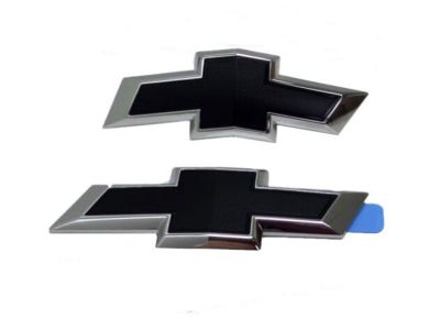 GM Front and Rear Bowtie Emblems in Black 84025722