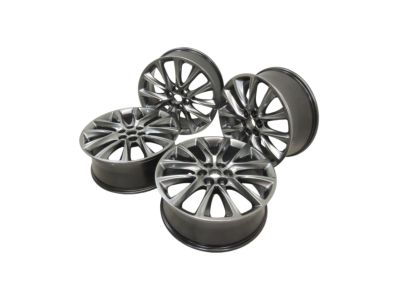 GM 20 x 8-Inch Aluminum 6-Split-Spoke Wheel in Midnight Silver 84036539