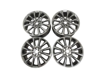 GM 20 x 8-Inch Aluminum 6-Split-Spoke Wheel in Midnight Silver 84036539