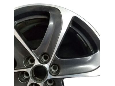 GM 20x8-Inch Aluminum 6-Spoke Wheel in Satin Graphite Finish with Ultra-Bright Machined Face 84036542