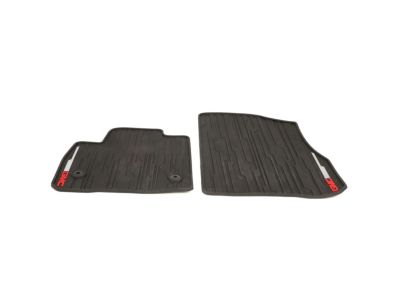 GM First-Row Premium All-Weather Floor Mats in Jet Black with GMC Logo 84038455