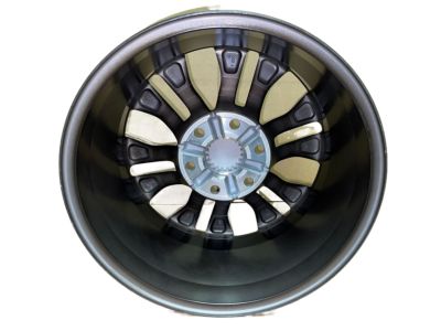 GM 18x8.5-Inch Aluminum Multi-Spoke Wheel in Satin Graphite with Gold Oxide Finish and Machined Face 84040796