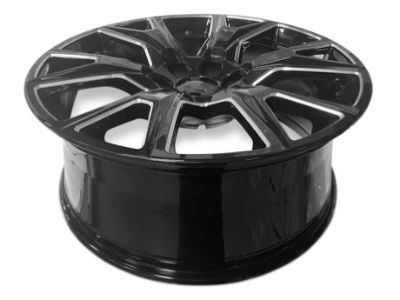 GM 22x9-Inch Aluminum 6-Split-Spoke Wheel in Carbon Flash Metallic with Select Machining 84040801