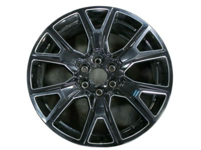 GM 22x9-Inch Aluminum 6-Split-Spoke Wheel in Carbon Flash Metallic with Select Machining 84040801