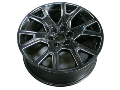 GM 22x9-Inch Aluminum 6-Split-Spoke Wheel in Carbon Flash Metallic with Select Machining 84040801