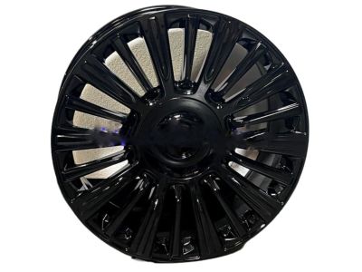 GM 22x9-Inch Aluminum Multi-Spoke Wheel in Dark Android and Polished Finish 84040803