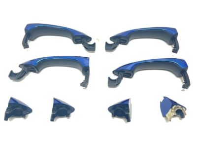 GM Front and Rear Exterior Door Handles in Kinetic Blue Metallic 84042538