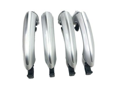 GM Front and Rear Exterior Door Handles in Silver Ice Metallic 84042544