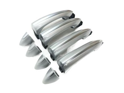 GM Front and Rear Exterior Door Handles in Silver Ice Metallic 84042544