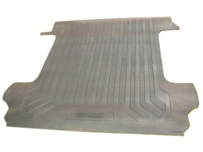 GM Bed Mat in Black with GMC Logo for Short Bed Models 84050999