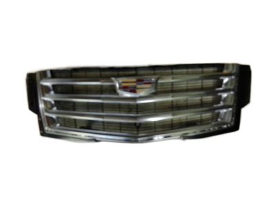 GM Grille in Silver with Galvano Surround and Cadillac Logo 84051291
