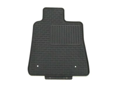 GM First- and Second-Row Premium Carpeted Floor Mats in Jet Black with Gray Stitching and 1LE Logo 84054056