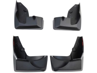 GM Front Splash Guards in Black (for Models with Assist Steps) 84082741