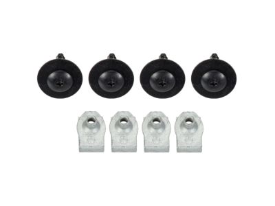 GM Rear Splash Guards in Black 84082743