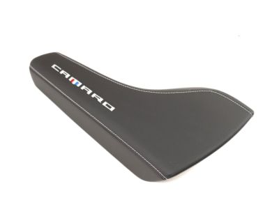 GM Arm Rest in Jet Black with Embroidered Camaro Script 84092719