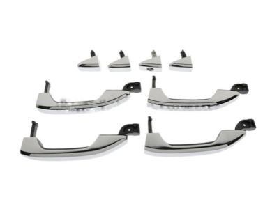 GM Front and Rear Exterior Door Handle Set with Chrome 84102097