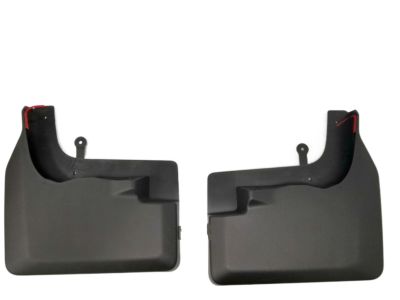 GM Front Flat Splash Guards in Black 84109903