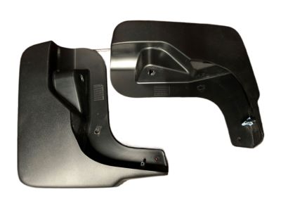 GM Rear Splash Guards in Black with Bowtie Logo 84109906