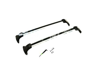 GM Roof Rack Cross Rail Package in Bright Anodized Aluminum 84121220