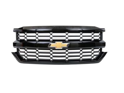 GM Grille in Black with Black Surround and Bowtie Logo 84134049