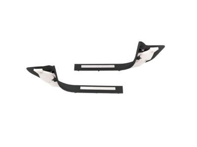 GM Door Sill Plates in Stainless Steel with Jet Black Surround and GMC Logo 84134351