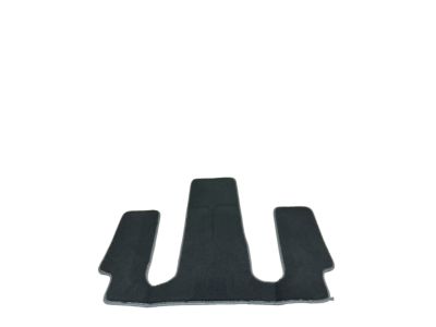 GM Third-Row One-Piece Premium Carpeted Floor Mat in Jet Black (for Models with Second-Row Captain's Chairs) 84153179