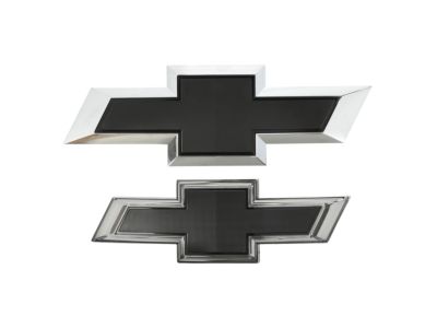 GM Front Illuminated Bowtie Emblem in Black 84154346