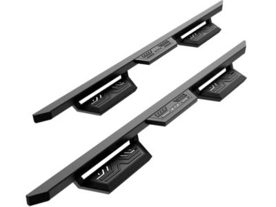 GM Extended Cab 5-Inch Rectangular Assist Steps in Black 84157165