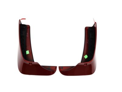 GM Rear Splash Guards in Cajun Red Tintcoat 84159797