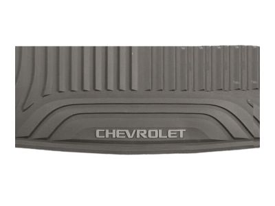GM Premium All-Weather Cargo Area Mat in Dark Atmosphere with Chevrolet Script 84185667