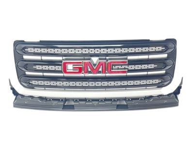 GM Grille in Black with Summit White Surround and GMC Logo 84193035