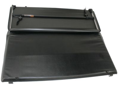 GM Long Bed Soft Tri-Fold Tonneau Cover in Black with GMC Logo 84203262