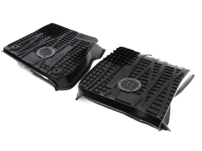 GM First-and Second-Row Premium All-Weather Floor Liners in Jet Black with Buick Logo 84204786