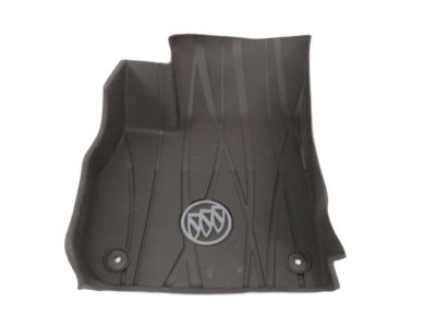 GM First-and Second-Row Premium All-Weather Floor Liners in Dark Atmosphere with Buick Logo 84204787