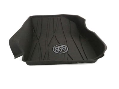 GM First-and Second-Row Premium All-Weather Floor Liners in Dark Atmosphere with Buick Logo 84204787