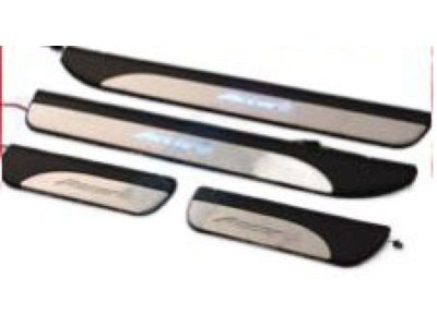 GM Illuminated Front Door Sill Plates with Blazer Script 84207921