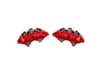 GM Front Six-Piston Brembo® Brake Upgrade System in Red 84236462